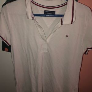 White Tommy Hilfiger Polo